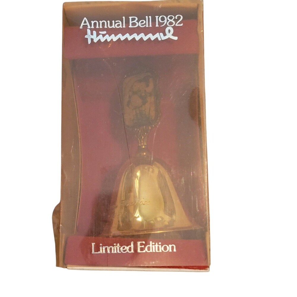 1982 1st Edition Hummel Annual Bell ARS Silver Plated 3.5" West Germany Summer